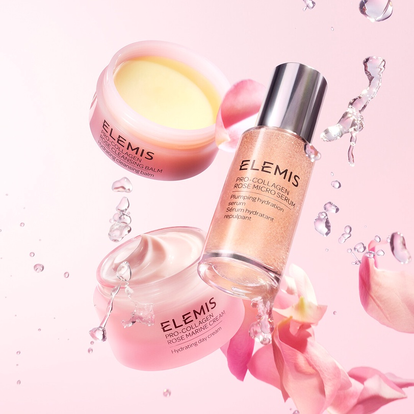 【2023.08.22全新上市】海洋膠原玫瑰微導精華 30ml /$3,750 圖片來源：ELEMIS