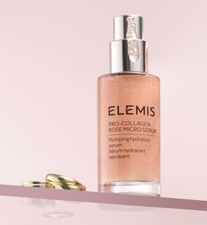 ELEMIS 全新上市 海洋膠原玫瑰微導精華 澎澎小瑰蜜，打造最療癒”瑰蜜”保養時光！