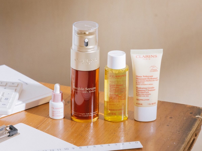 CLARINS 克蘭詩 雙激萃精華 彈簧霜