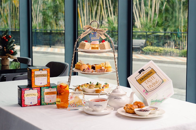 開箱TWININGS x 士林萬麗冬日限定下午茶!體驗皇室派對,英皇御用唐寧茶入茶點超享受