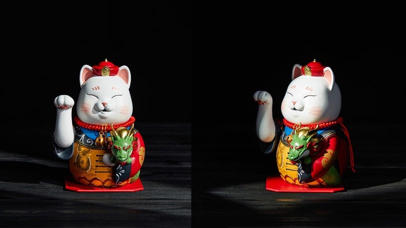 啟動龍年運勢的神奇招財貓！一天只能做出12支龍年得貓，手工上色招財小物魅力無法擋