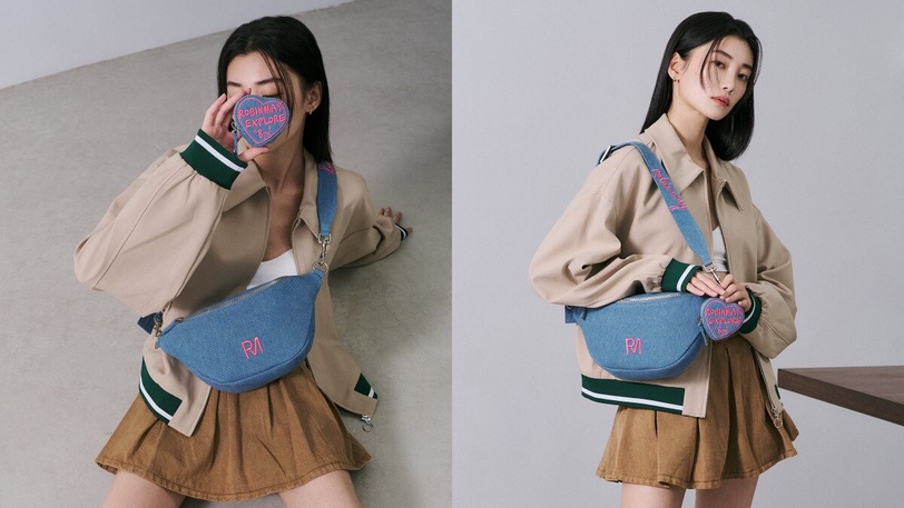 2024春夏韓星同款！(G)I-DLE葉舒華最愛ROBINMAY美式塗鴉&amp;amp;amp;amp;amp;amp;amp;amp;amp;amp;amp;amp;amp;amp;amp;amp;amp;率性丹寧 韓系甜酷風輕鬆拿捏