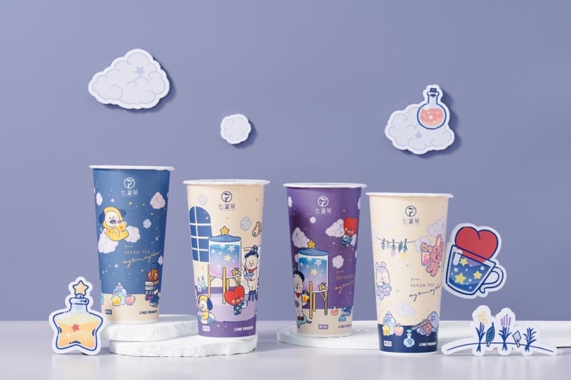 BT21軟萌勢力攻佔手搖圈！七盞茶4款魔法特調解暑巨降溫，限量週邊缺貨預感，快搶