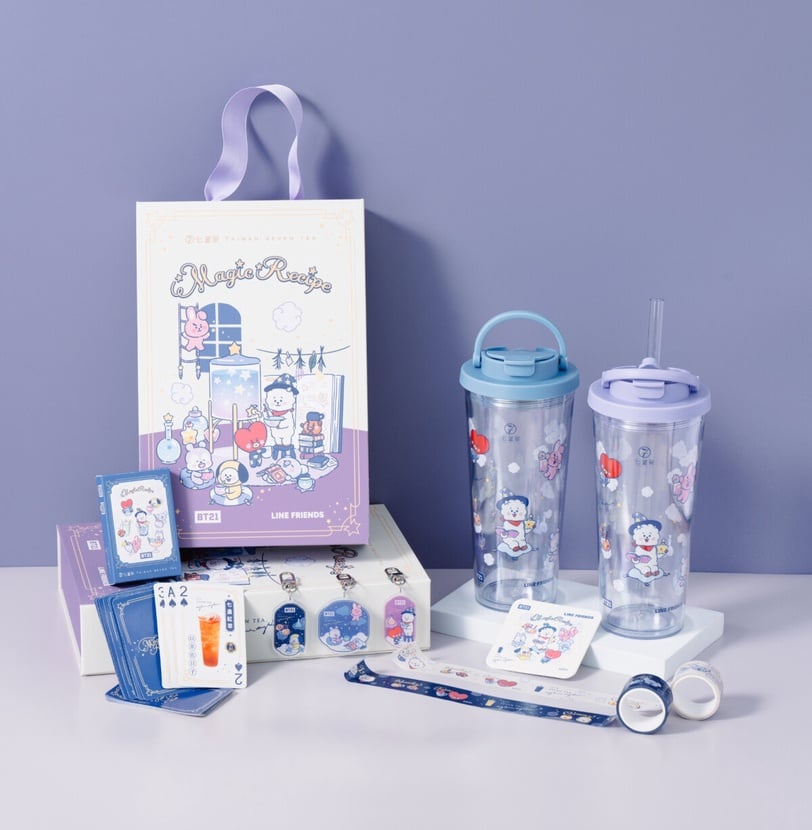 BT21軟萌勢力攻佔手搖圈！七盞茶4款魔法特調解暑巨降溫，限量週邊缺貨預感，快搶