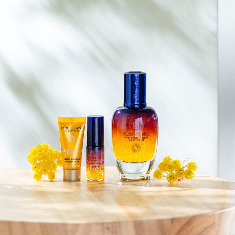 星光瓶 放大保養 消除肌膚壓力債 一覺醒來光采立現 歐舒丹 LOccitane