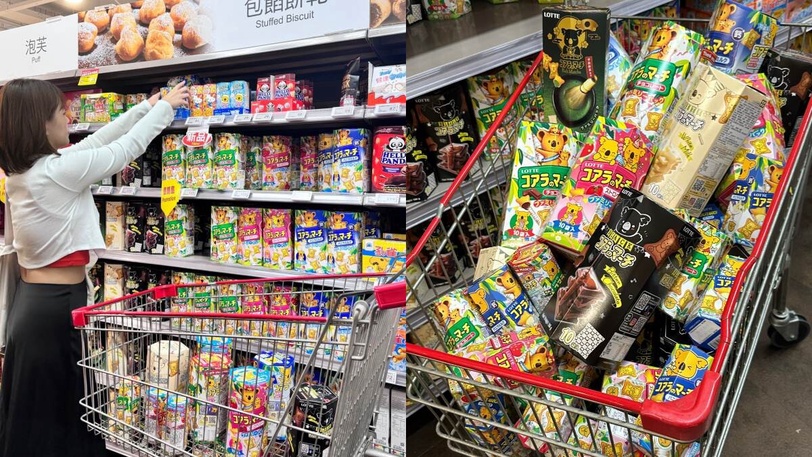 滿車購物車開箱實測，樂天小熊餅乾超稀有圖案TOP3！快打開你家小熊餅乾有沒有這幾款？