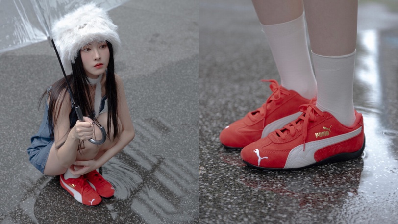 Racecore風潮繼續燒！時尚KOL示範爆夯年度潮鞋Puma Speedcat神好搭～Rosé同款絕對要收