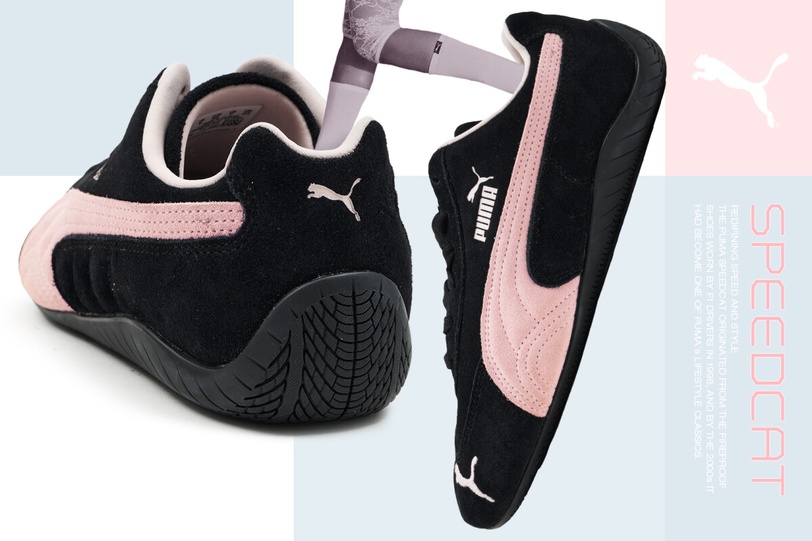 Racecore風潮繼續燒！時尚KOL示範爆夯年度潮鞋Puma Speedcat神好搭～Rosé同款絕對要收