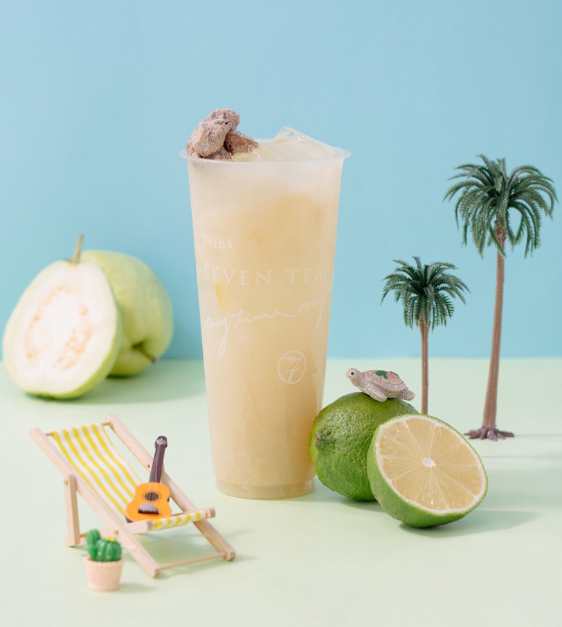 太好喝了「芭」！七盞茶經典飲品清爽耐喝，飯後一杯超解膩，每一口都是初春愜意好幸福