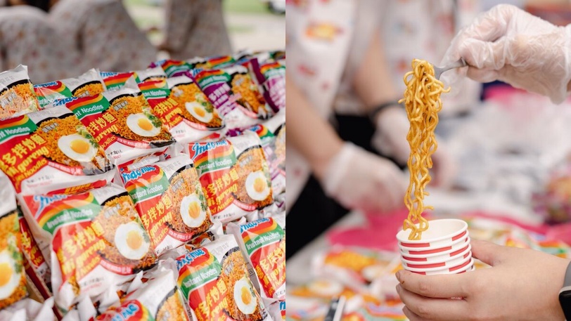 這味道太香惹，吃貨搶排！《BEAUTY音樂祭》Indomie營多麵攤位超夯，最夯口味是它！