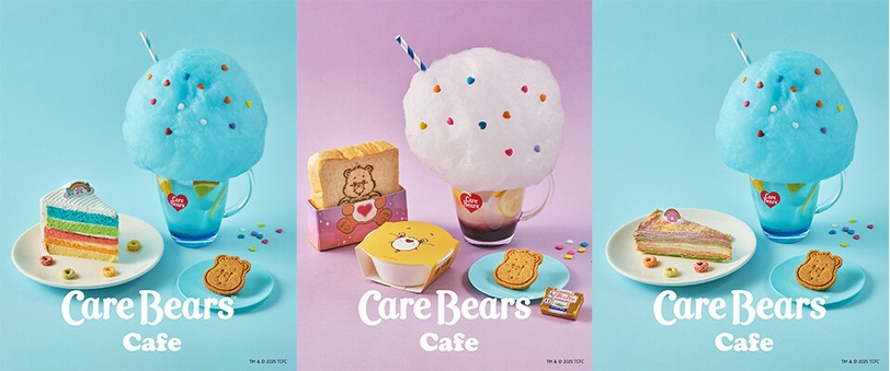 全台首間 Care Bears™咖啡廳！CACO cafe進駐台南，彩虹棉花糖飲料和熊頭冰棒超可愛