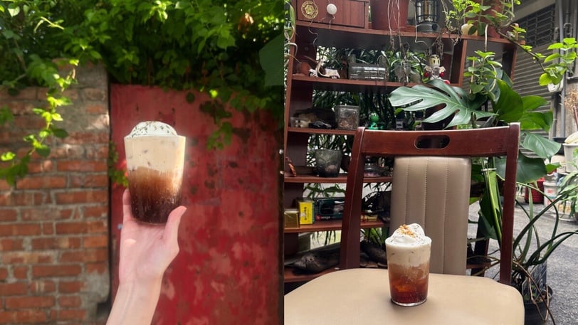 用喝的花生捲冰淇淋！WHO'S TEA鬍子茶×福源花生醬聯名冰淇淋紅茶，還能免費加香菜！