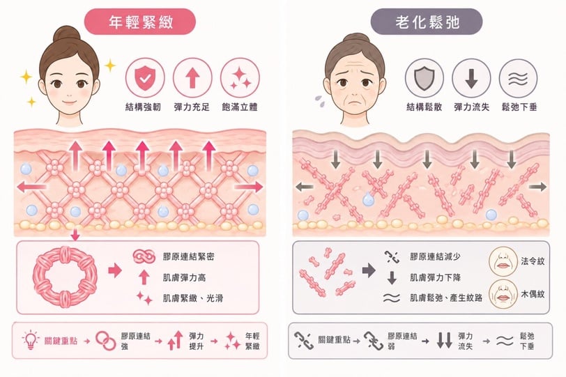 臉部緊實對策：日常保養加入環狀膠原蛋白，告別臉部鬆弛！