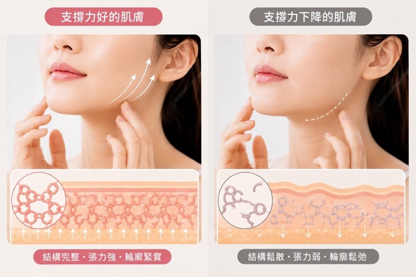臉部緊實對策：日常保養加入環狀膠原蛋白，告別臉部鬆弛！