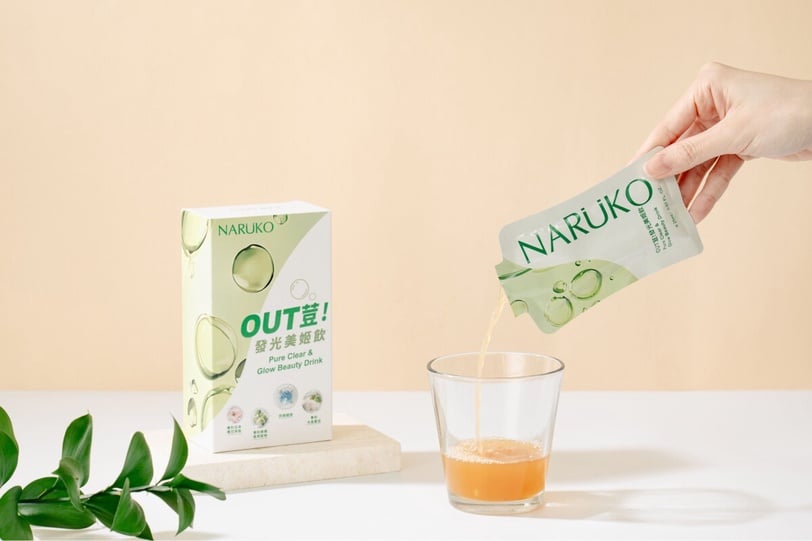油痘肌保養差這步！NARUKO「OUT荳！發光美姬飲」雙管齊下，搭配茶樹保養打造淨亮美肌