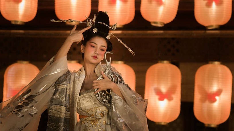 杨颖 电影《狄仁杰之神都龙王》一舞让人难忘的唐朝舞姬