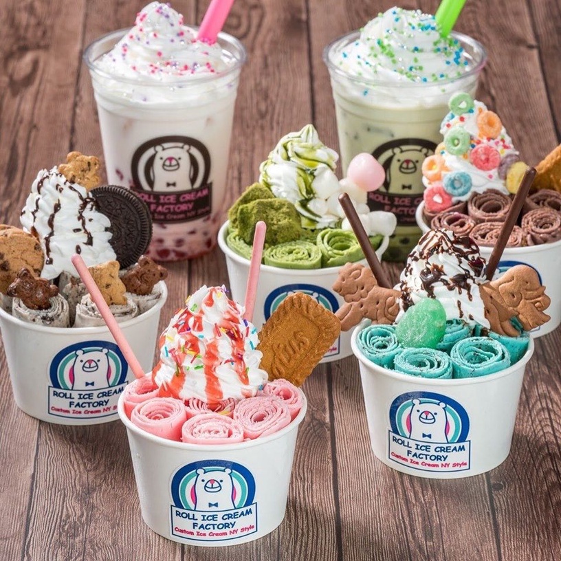冰淇淋捲專門店「ROLL ICE CREAM FACTORY」台灣首店開幕!