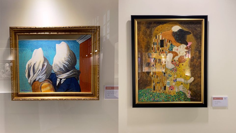 「貓美術館展」進攻高雄,獨家場景大公開~蒙娜麗莎、戴珍珠耳環的少女通通「喵化」
