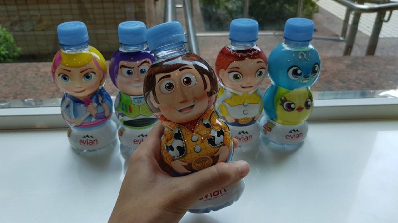 《玩具總動員4》周邊還沒完!evian X 玩具總動員相遇啦!