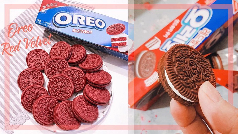 台灣也有紅絲絨oreo!期間限定口味的紅絲絨oreo,韓國爆紅後「這裡」也買得到~