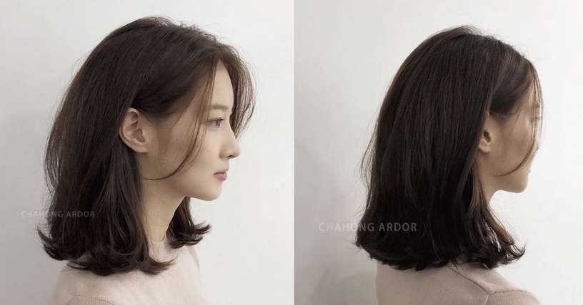 5款及肩中长发发型推荐,剪完遮肉,显小脸,更逆龄显嫩!