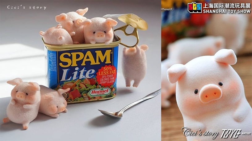 最近在網路上引起許多人討論的超萌「罐頭豬LuLu」，有著超高人氣的「罐頭豬LuLu」，真的只要一上架就會馬上被搶光光！「罐頭豬LuLu」在拍賣網站上的價格也高到嚇死人，完全是天價等級！小小的「罐頭豬LuLu」實在可愛到讓大家都受不了～
