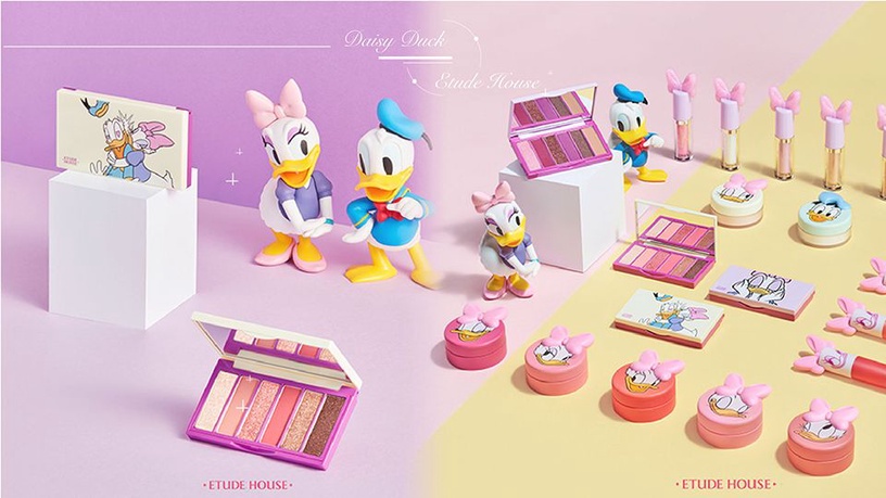迪士尼黛絲 x ETUDE HOUSE推出聯名限量彩妝,俏皮粉嫩配色,黛絲的粉絲絕對要收藏!