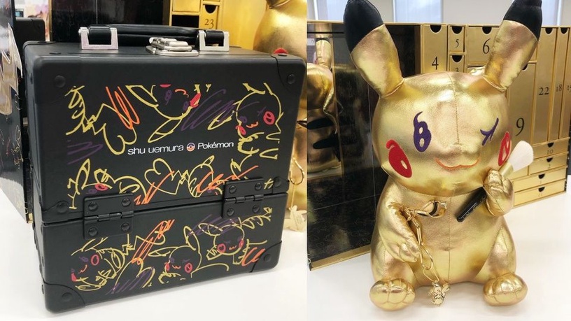 植村秀 X Pokémon 驚喜盒重磅登場! 限量彩妝箱、托特包、手拿化妝包、鑰匙圈..只送不賣,聖誕驚喜帶回家