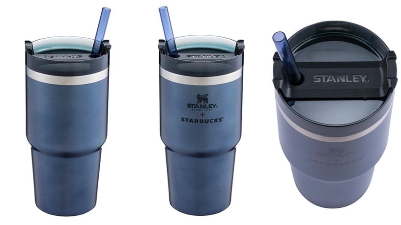 星巴克全新Stanley「神祕星空藍」杯款!特別推出2OZ隨行組、外帶瓶及餐食罐,最適合愛旅遊露營的你!
