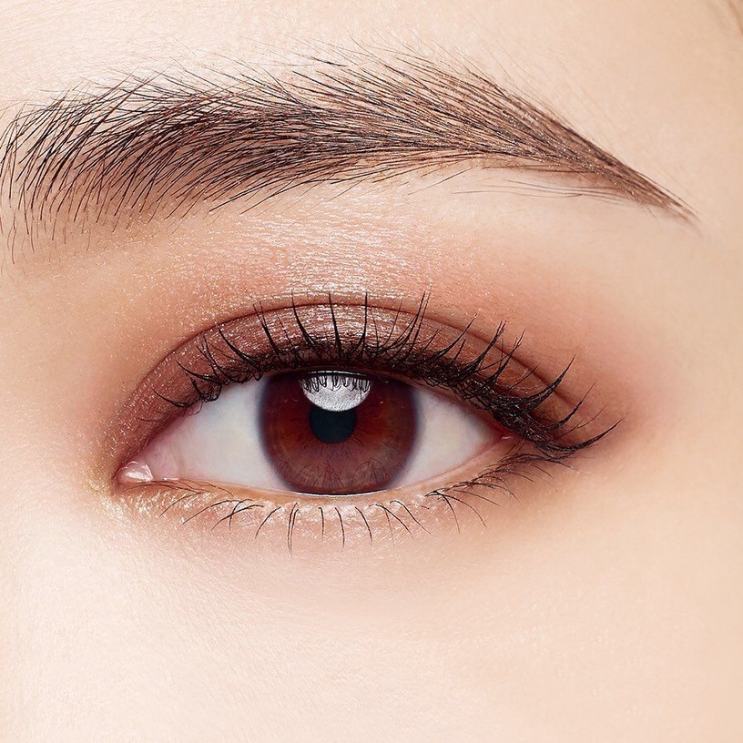 maquillage 心机星魅渐层特调眼影 (#rd332 红茶玫瑰)晕染效果