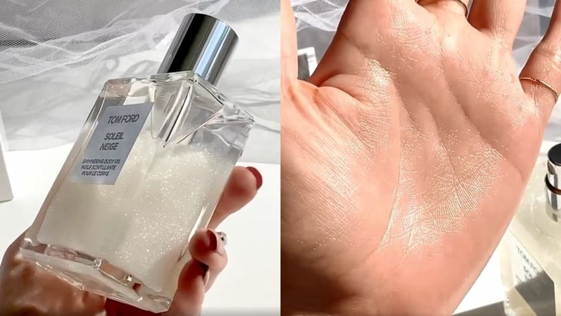 TOM FORD保養油「珍珠光」絕美新色登場!冰晶般的細緻流沙美翻,加碼冬季新品彩妝