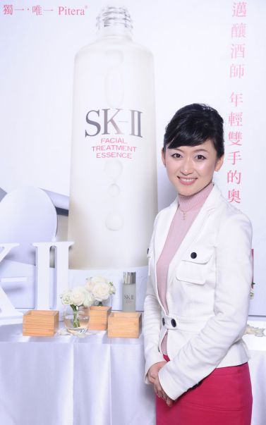 SK-II 日本全國美容顧問實森美佐子  以絕佳膚質現身會場媒體一致讚嘆