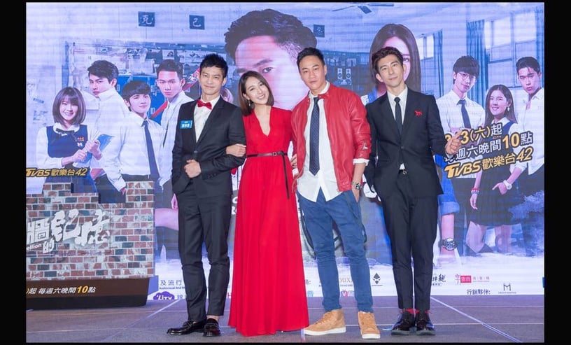 何潤東自編自導自演的新電視劇《翻牆的記憶》日前舉辦首映會。