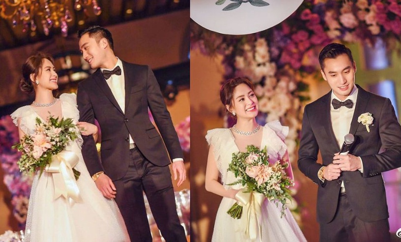 今年37歲的阿嬌和差四歲的弟弟「醫界王陽明」賴弘國在上周末正式舉辦婚禮結為夫妻。圈內好友阿Sa、容祖兒等人也組成＂最美伴娘團＂到場祝福。