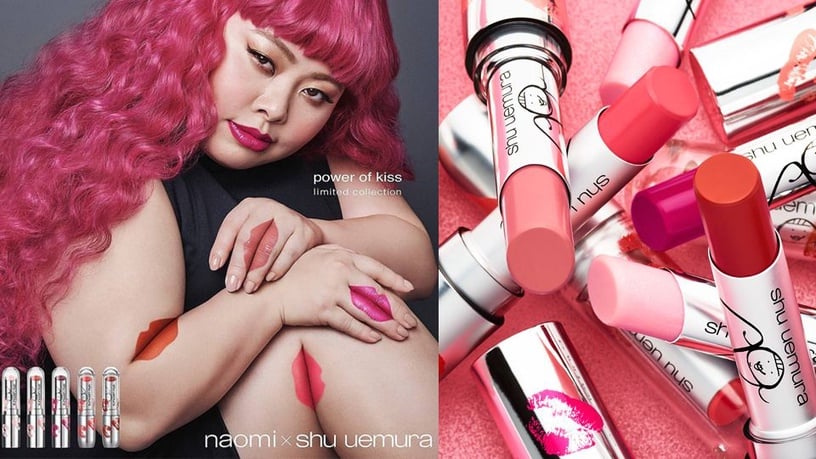 讓日本女生陷入瘋狂預購的聯名商品，渡邊直美X植村秀「naomi x shu uemura Collection」5色限定唇膏系列