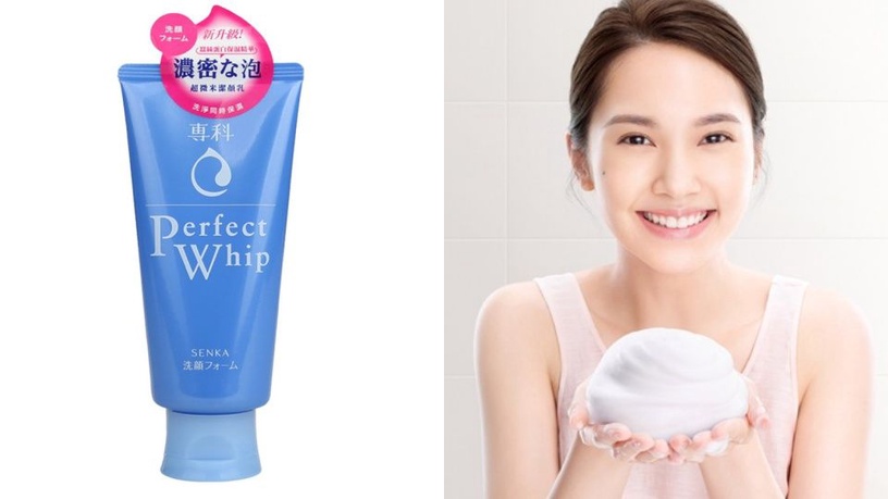 PERFECT 洗顏專科超微米洗顏乳 NT$99，搓出來的泡泡綿密又扎實，洗完也不會覺得乾澀、緊繃。
