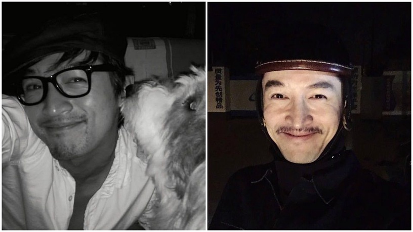 留两撇胡子笑起来怎麼有点像喜剧演员~ 图片来源:(左)huge92082 ig(右