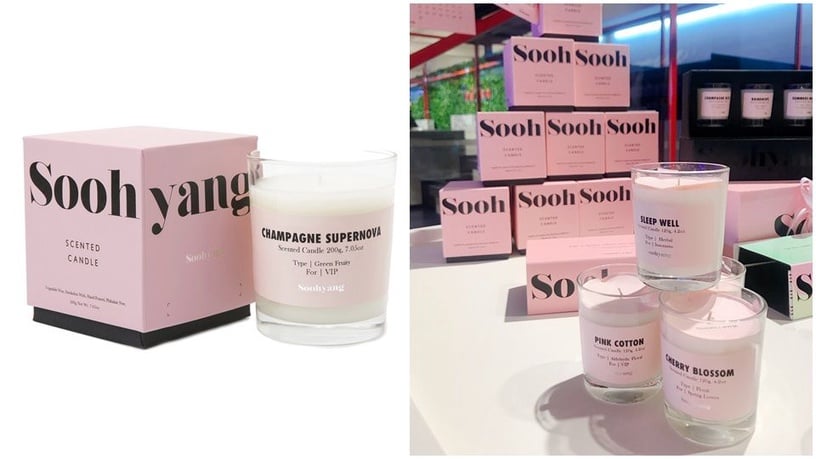 韓國「秀香SOOHYANG」粉紅蠟燭,台北也買的到!文青香氛品一次網羅
