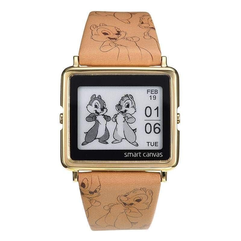 日本smart canvas又來放火了！這次最新推出的電子錶款式是跟迪士尼的「奇奇蒂蒂」來聯名～