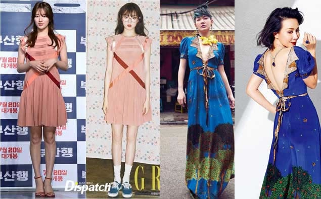 同一件衣服不同人穿就不一樣,女星撞衫撞很大誰比較美?