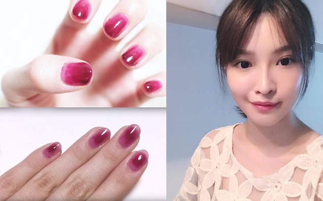 女神風的低調「氣質血色指彩」!3步驟教你畫出淡淡的紅暈光氣色...