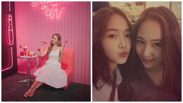 不懂妹妹Krystal為什麼素顏到處跑,Jessica的外出三寶是?