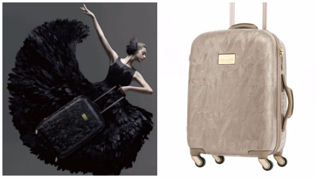 下次出國就決定是你了！美得不要不要的羽毛箱，Samsonite頂級黑標系列Magpie行李箱
