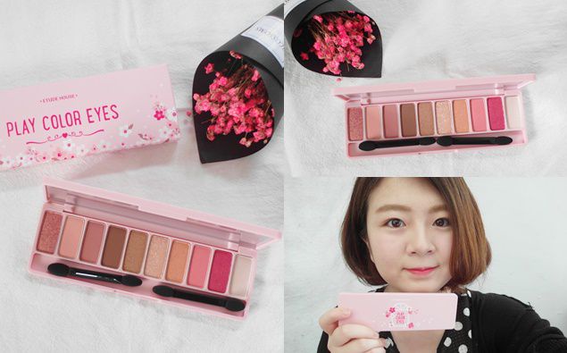 |小瓜瓜專欄|韓國熱賣櫻花彩妝品!今年必收ETUDE HOUSE櫻花眼影盤!