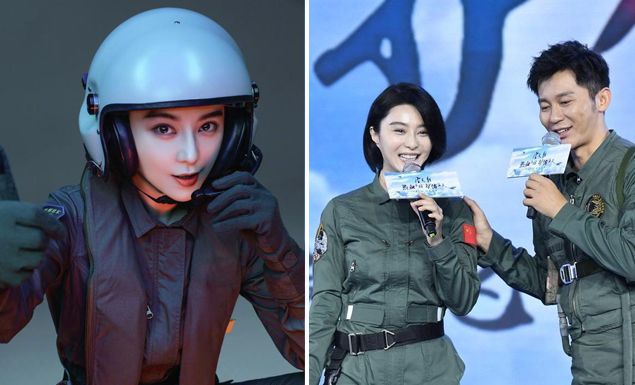 范冰冰、李晨合作新戲《空天獵》!李晨壓力大到打電話對冰冰大哭~