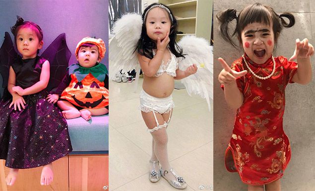 咘咘被Mia殭屍嚇哭!關穎女兒是童版維多利亞秘密超模?