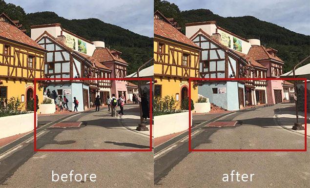 超狂「修圖APP」Touch Retouch!從此美照再也沒有「路人甲」