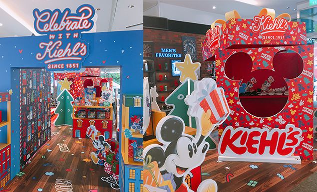 Kiehl's超夢幻米奇聖誕樂園開幕!還有放大版倒數聖誕月曆免費戳戳樂