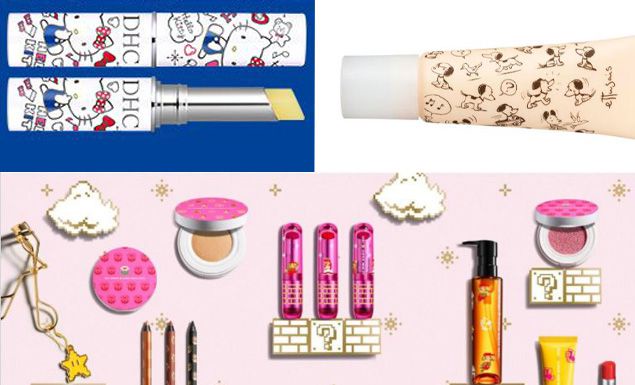 卡通聯名彩妝來襲!史奴比、Hello Kitty紛紛搶攻少女心
