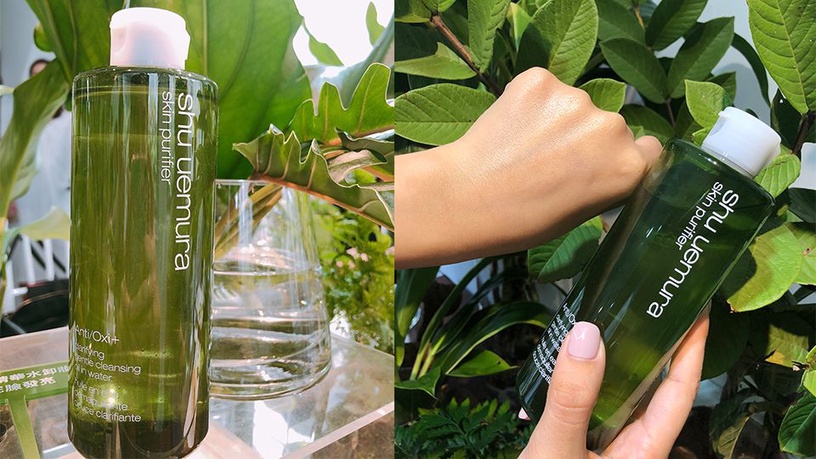 植村秀精華水卸妝肌膚會變亮!精華水質地,兼具卸妝油與卸妝水的優點!
